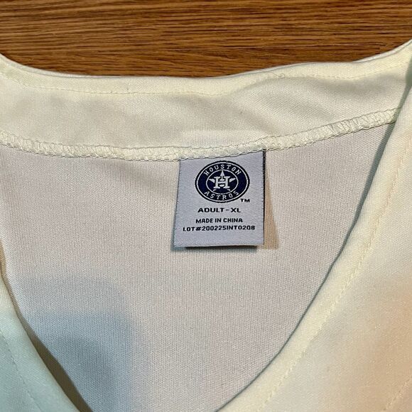 Houston Astros Jose Altuve #27 1965 SGA Jersey Men's Size XL Game day Giveaway - Picture 5 of 8